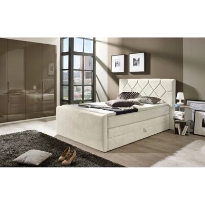 Places of Style Atlanta Boxspringbett - 7-Zonen Taschenfeder, Beige, 120x200cm Places of Style Atlanta Boxspringbett - 7-Zonen Taschenfeder, Beige, 120x200cm