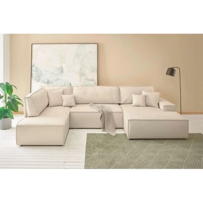 ANDAS Finnley U-Form XXL Sofa - U-förmige Ecke mit Bettfunktion ANDAS Finnley U-Form XXL Sofa - U-förmige Ecke mit Bettfunktion