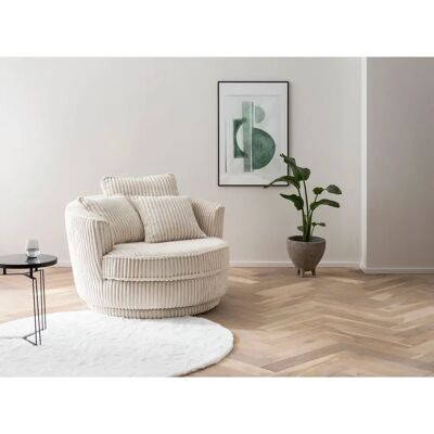 Leonique MAISIE Hellbeige Drehstuhl - Drehstuhl Leonique MAISIE Hellbeige Drehstuhl - Drehstuhl