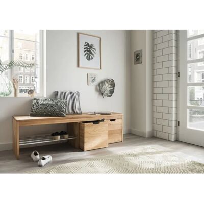 HOME AFFAIRE Dura Sitzbank - 2 Schubladen - 160x45cm - Landhausstil HOME AFFAIRE Dura Sitzbank - 2 Schubladen - 160x45cm - Landhausstil