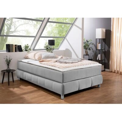 Nordic Interior Salo Komplett Boxspringbett - Hellgrau Nordic Interior Salo Komplett Boxspringbett - Hellgrau