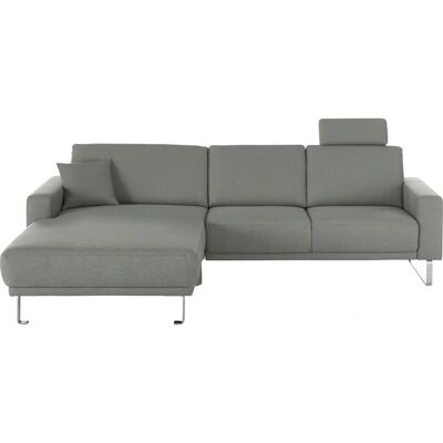 Places of Style Apiro L-Form Sofa - Weiche Struktur, Elektrisch, Grau Places of Style Apiro L-Form Sofa - Weiche Struktur, Elektrisch, Grau