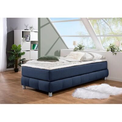 Andas Salo Blau Komplett Boxspringbett - Bett Andas Salo Blau Komplett Boxspringbett - Bett