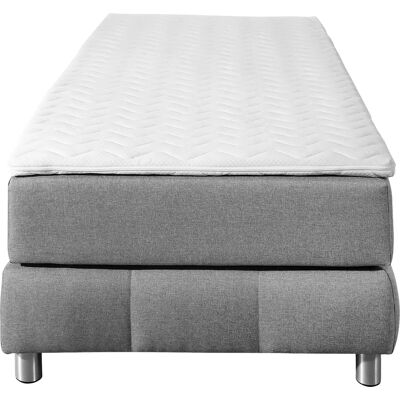 Andas Salo Boxspringbett - 7-Zonen-Kaltschaum, Grau, 90x200cm Andas Salo Boxspringbett - 7-Zonen-Kaltschaum, Grau, 90x200cm