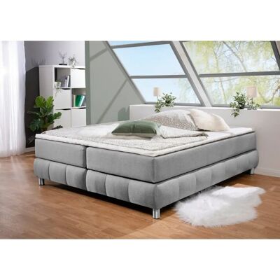 Andas Salo Komplettboxspringbett - Bonnell-Federkern, 200x220cm Andas Salo Komplettboxspringbett - Bonnell-Federkern, 200x220cm