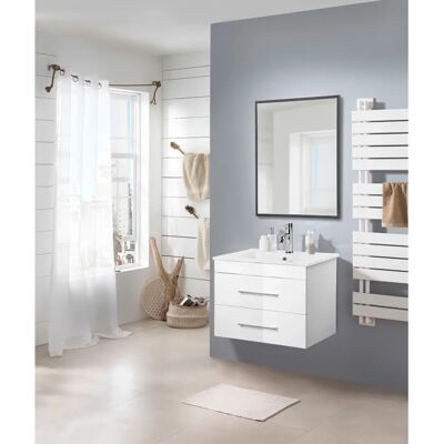 Welltime Florenz Badezimmerunterschrank - 2 Schubladen, Softclose Welltime Florenz Badezimmerunterschrank - 2 Schubladen, Softclose