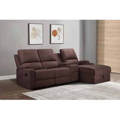 Home AFFAIRE Napori Multimediasofa, L-Form, Luxus-Microfaser Vintage - Sofas Home AFFAIRE Napori Multimediasofa, L-Form, Luxus-Microfaser Vintage - Sofas