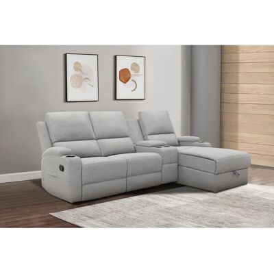 HOME AFFAIRE Napori L-Form graues Sofa - Sofas HOME AFFAIRE Napori L-Form graues Sofa - Sofas