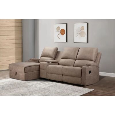 Home affaire Napori L-Form Microfaser Vintage Sofa - Sofa Home affaire Napori L-Form Microfaser Vintage Sofa - Sofa