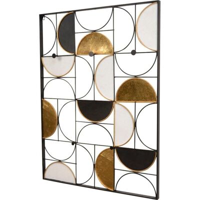 INOSIGN Gold Wandgarderobe - Metall Wandpaneel mit Haken INOSIGN Gold Wandgarderobe - Metall Wandpaneel mit Haken