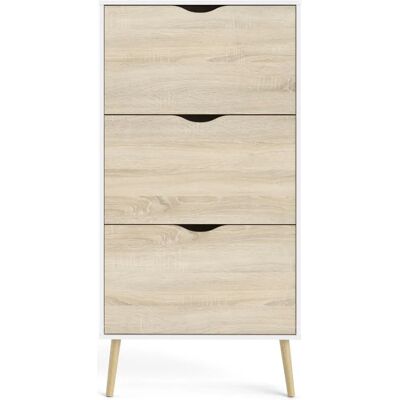 Andas Oslo Schuhschrank - Nordisches, Wandmontage, FSC-zertifiziert Andas Oslo Schuhschrank - Nordisches, Wandmontage, FSC-zertifiziert