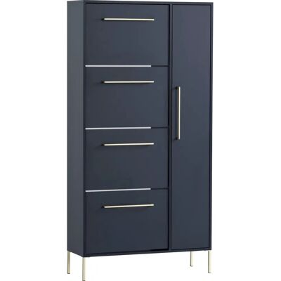 WELLTIME Kent Schuhschrank - Nachtblau - Schuhschrank WELLTIME Kent Schuhschrank - Nachtblau - Schuhschrank