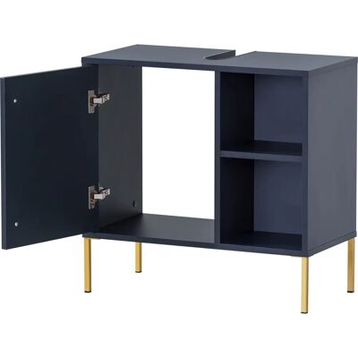 WELLTIME Kent FSC-zertifizierter Badezimmer-Unterschrank - Blau - Nachhaltiges Design WELLTIME Kent FSC-zertifizierter Badezimmer-Unterschrank - Blau - Nachhaltiges Design