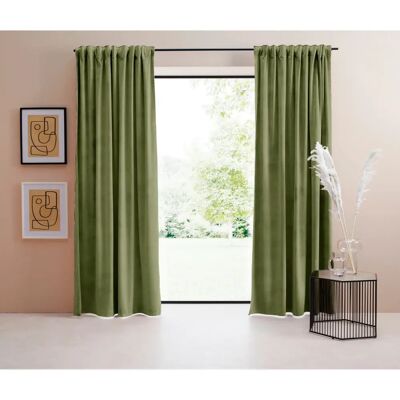 LEGER HOME BY LENA GERCKE Samt Ladina Grün Gardine - Gardinen LEGER HOME BY LENA GERCKE Samt Ladina Grün Gardine - Gardinen