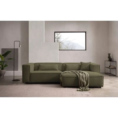 LEGER HOME BY PIARA L-Form Sofa - Khaki Cord- oder Leinenoptik LEGER HOME BY PIARA L-Form Sofa - Khaki Cord- oder Leinenoptik