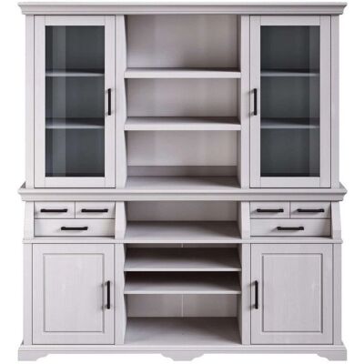 Home Affaire Anabel Vitrine - Landhausstil - 186cm Home Affaire Anabel Vitrine - Landhausstil - 186cm
