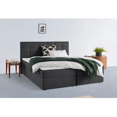 INOSIGN Ovalo Boxspringbett - H4, 180x200cm, Grau INOSIGN Ovalo Boxspringbett - H4, 180x200cm, Grau