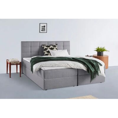 INOSIGN Ovalo Grau 180x200cm Boxspringbett mit Stauraum INOSIGN Ovalo Grau 180x200cm Boxspringbett mit Stauraum