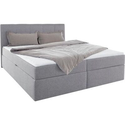 INOSIGN Fidan - Graues Boxspringbett mit Stauraum - Boxspringbett INOSIGN Fidan - Graues Boxspringbett mit Stauraum - Boxspringbett