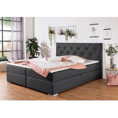 INOSIGN Tynan Boxspringbett - anthrazit, 180x200cm, Bettkasten INOSIGN Tynan Boxspringbett - anthrazit, 180x200cm, Bettkasten