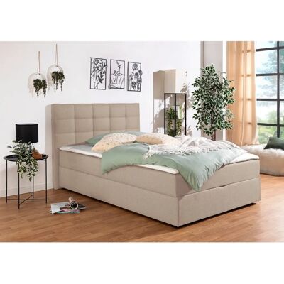 INOSIGN Oval Beige Boxspringbett - Boxspringbett INOSIGN Oval Beige Boxspringbett - Boxspringbett