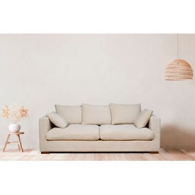 HOME AFFAIRE Coray Beiges Sofa - 2-Sitzer - Extra weich & Kuschelig HOME AFFAIRE Coray Beiges Sofa - 2-Sitzer - Extra weich & Kuschelig
