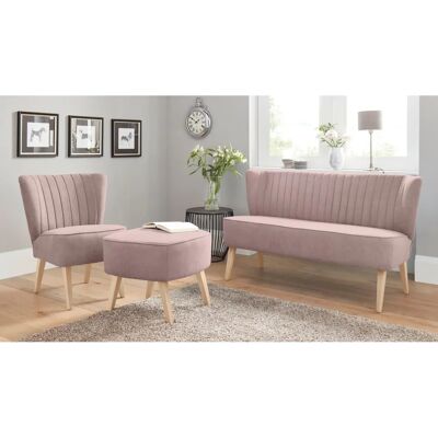 Inosign Campi Sessel - Microfaser, Rosa, 64x81x66cm Inosign Campi Sessel - Microfaser, Rosa, 64x81x66cm