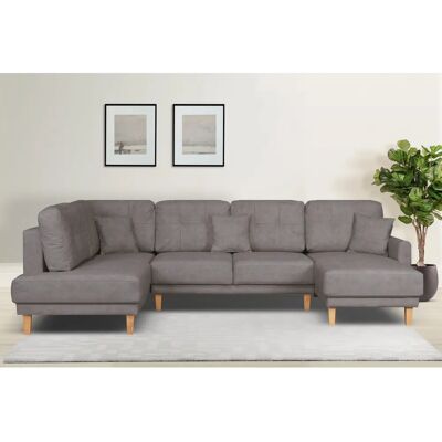 HOME AFFAIRE U-Form Sofa mit Schlaffunktion - Modernes Wohnzimmermöbel HOME AFFAIRE U-Form Sofa mit Schlaffunktion - Modernes Wohnzimmermöbel