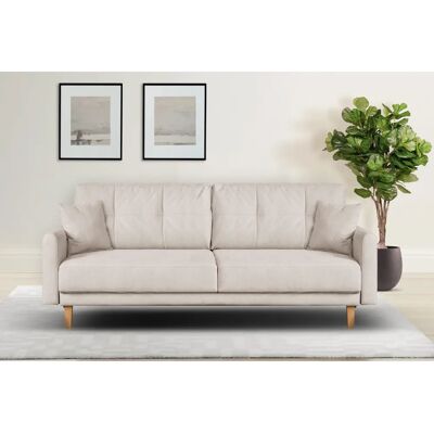 Home Affaire Triplo Sofa - 2-Sitzer, Beige, Weich, Inkl. Kissen Home Affaire Triplo Sofa - 2-Sitzer, Beige, Weich, Inkl. Kissen