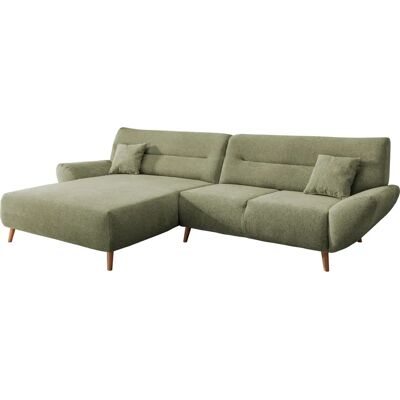 INOSIGN Drago L-Form Grünes Sofa - L-Form, Recamiere links, 100% Polyester INOSIGN Drago L-Form Grünes Sofa - L-Form, Recamiere links, 100% Polyester