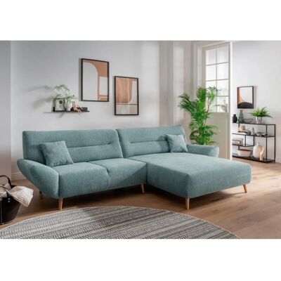 INOSIGN Drago L-Form Sofa - Struktur, Grün Mint - 290cm INOSIGN Drago L-Form Sofa - Struktur, Grün Mint - 290cm