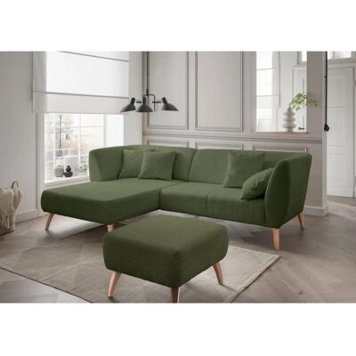 INOSIGN Color L-Form Sofa - Mikrofaser, Grün, Recamiere links INOSIGN Color L-Form Sofa - Mikrofaser, Grün, Recamiere links
