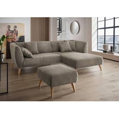 INOSIGN Colori L-Form Sofa - rechts, grau-braun INOSIGN Colori L-Form Sofa - rechts, grau-braun