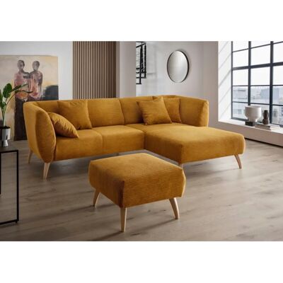 INOSIGN Colori L-Form Sofa - Modern, Gold, 4 Sitze INOSIGN Colori L-Form Sofa - Modern, Gold, 4 Sitze
