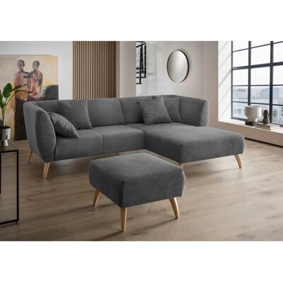 INOSIGN Colori L-Form Sofa - Recamiere rechts, Grau INOSIGN Colori L-Form Sofa - Recamiere rechts, Grau