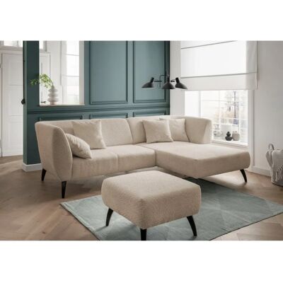 INOSIGN Colori L-Form Sofa - Microfaser, Recamiere rechts, Schwarz Füße INOSIGN Colori L-Form Sofa - Microfaser, Recamiere rechts, Schwarz Füße