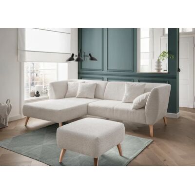 INOSIGN Colori L-Form Sofa - Mikrofaser, Weiß, 264cm INOSIGN Colori L-Form Sofa - Mikrofaser, Weiß, 264cm