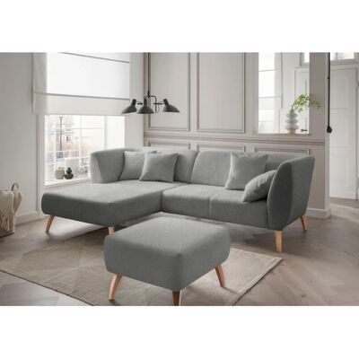 INOSIGN Colori L-Form Sofa - Mikrofaser, Recamiere links, Natürliche Füße INOSIGN Colori L-Form Sofa - Mikrofaser, Recamiere links, Natürliche Füße