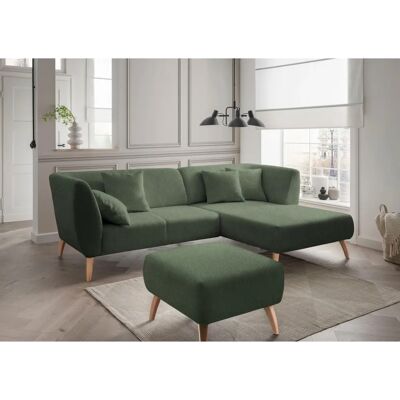 INOSIGN Colori L-Form Sofa - Microfaser, Grün, Recamiere rechts, 264cm INOSIGN Colori L-Form Sofa - Microfaser, Grün, Recamiere rechts, 264cm