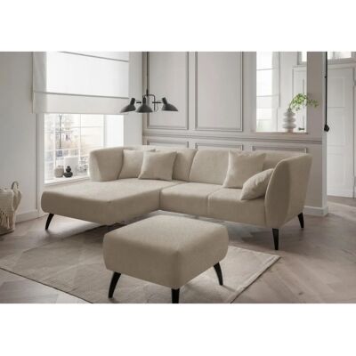 INOSIGN Colori L-Form Sofa - Mikrofaser, Recamiere links, Beige INOSIGN Colori L-Form Sofa - Mikrofaser, Recamiere links, Beige