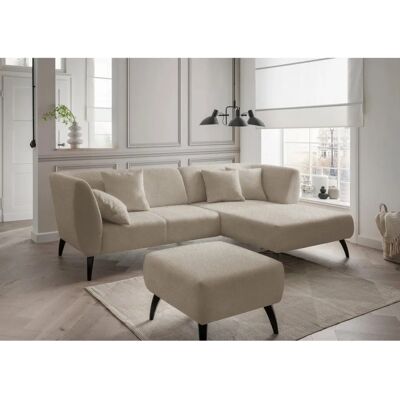 INOSIGN Colori L-Form Sofa - Microfaser, Recamiere rechts, Schwarze Füße INOSIGN Colori L-Form Sofa - Microfaser, Recamiere rechts, Schwarze Füße