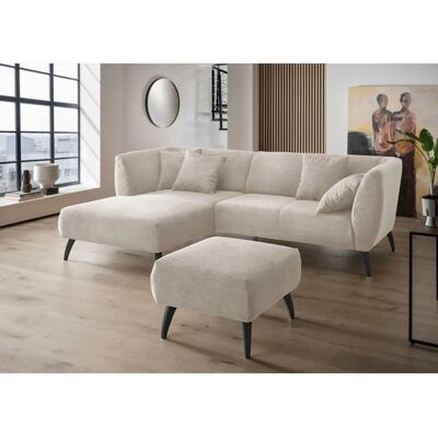INOSIGN Colori L-Form Sofa - Recamiere links - Schwarze Füße INOSIGN Colori L-Form Sofa - Recamiere links - Schwarze Füße
