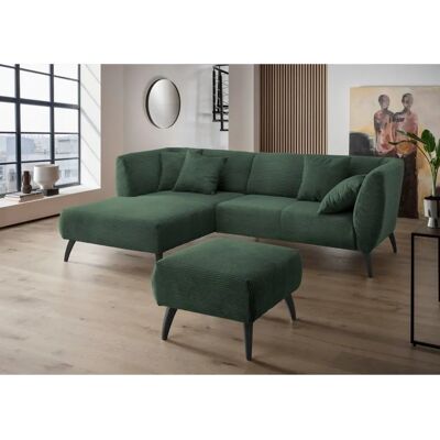 INOSIGN Colori L-Form Sofa - Grün, Recamiere links, 264cm INOSIGN Colori L-Form Sofa - Grün, Recamiere links, 264cm