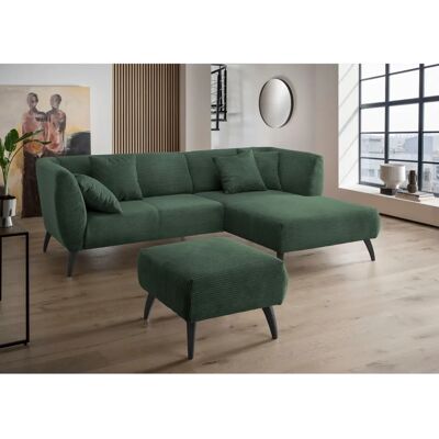 INOSIGN Colori L-Form Sofa - Modern, Grün, 264x80x160cm INOSIGN Colori L-Form Sofa - Modern, Grün, 264x80x160cm