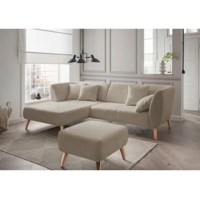 INOSIGN Colori L-Form Modular Ecksofa - Microfaser Beige INOSIGN Colori L-Form Modular Ecksofa - Microfaser Beige
