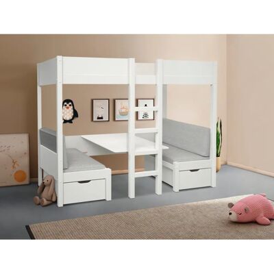 Lüttenhütt TIPO Etagenbett mit Polstern - Kindermöbel Lüttenhütt TIPO Etagenbett mit Polstern - Kindermöbel