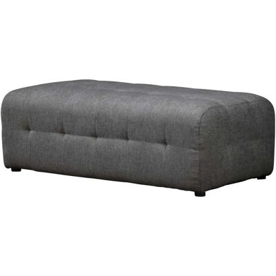 HOME AFFAIRE Nosia Hocker - Dunkelgrau - 120x47x70cm HOME AFFAIRE Nosia Hocker - Dunkelgrau - 120x47x70cm