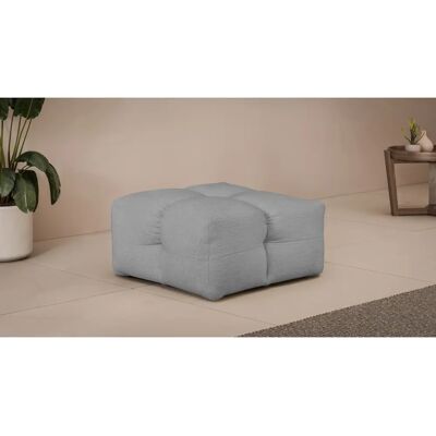 LEGER HOME VON LENA GERCKE TALISHA Grauer Chenille Polsterhocker LEGER HOME VON LENA GERCKE TALISHA Grauer Chenille Polsterhocker