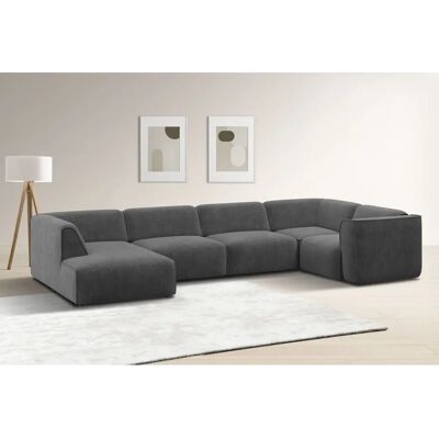 Raum.ID Merid U-Form Sofa - Modulare Grau Stoff - Sofas Raum.ID Merid U-Form Sofa - Modulare Grau Stoff - Sofas