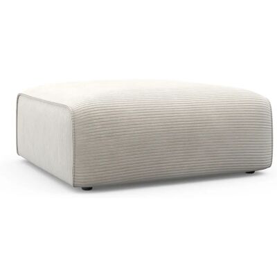 Raum.ID Merid Beiger Polyester Modulhocker - Hocker Raum.ID Merid Beiger Polyester Modulhocker - Hocker